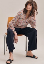 Stand-Up Blouse Print in Ecru |  Seidensticker Onlineshop
