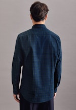 Regular Casual Shirt Check in Green |  Seidensticker Onlineshop