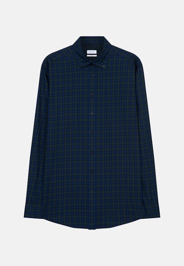 Slim Casual Shirt Check in Green |  Seidensticker Onlineshop