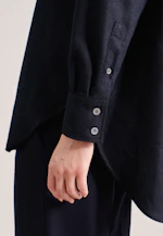 Longbluse Uni in Dunkelblau |  Seidensticker Onlineshop