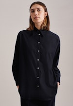 Flannel Long Blouse in Dark Blue |  Seidensticker Onlineshop