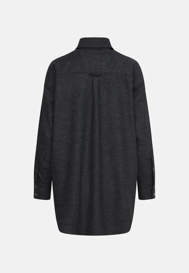 Chemisier long Uni in Gris |  Seidensticker Onlineshop
