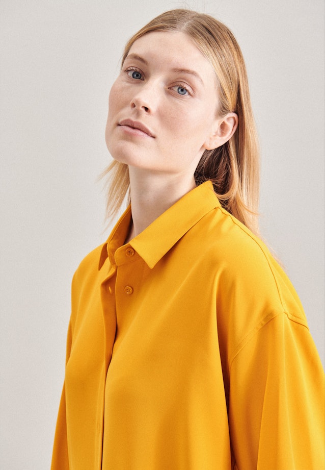 Twill Long Blouse in Yellow |  Seidensticker Onlineshop