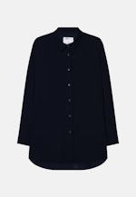 Twill Long Blouse in Dark Blue |  Seidensticker Onlineshop