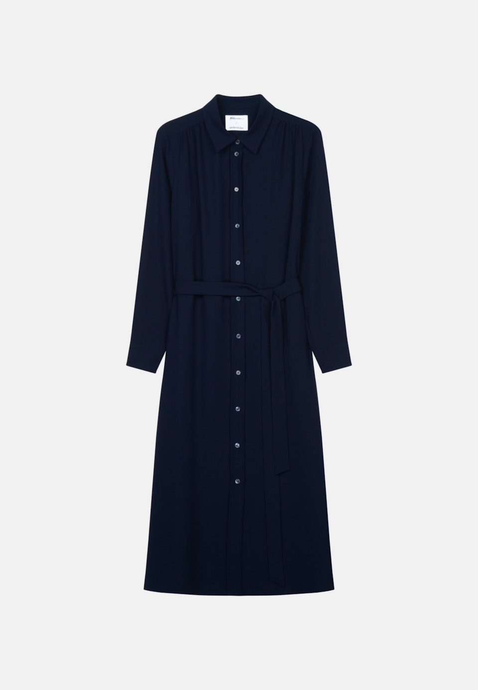 Twill Maxi Kleid in Dunkelblau |  Seidensticker Onlineshop