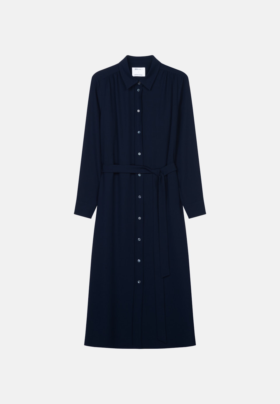 Twill Maxi Kleid in Dunkelblau | Seidensticker Onlineshop