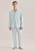 Regular Pyjama Streifen in Hellblau |  Seidensticker Onlineshop