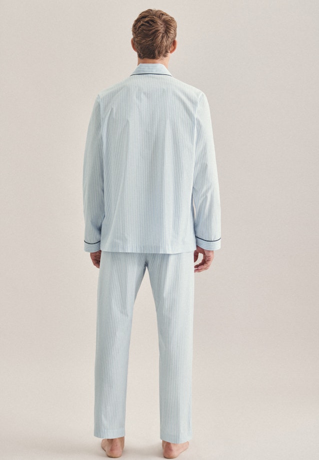 Regular Pyjama Streifen in Hellblau |  Seidensticker Onlineshop