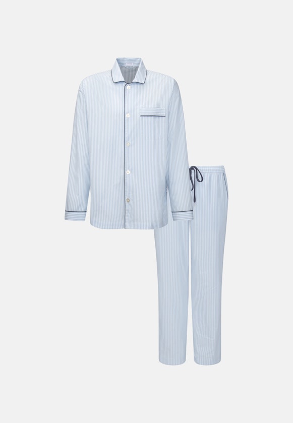 Regular Pyjama Streifen in Hellblau |  Seidensticker Onlineshop