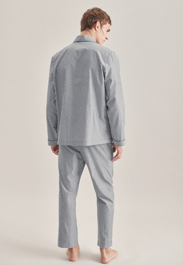 Regular Pyjama Streifen in Dunkelblau |  Seidensticker Onlineshop