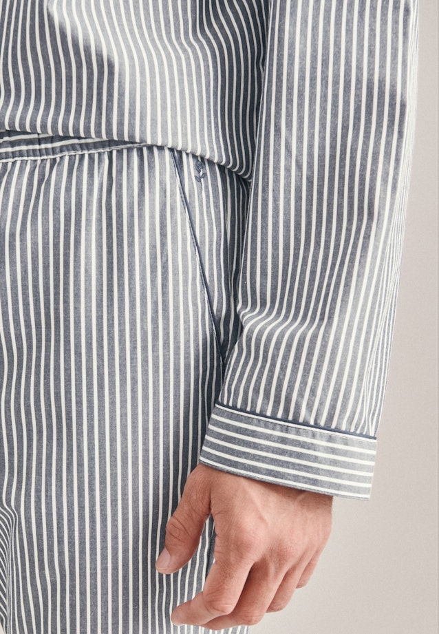 Regular Pyjama Streifen in Dunkelblau |  Seidensticker Onlineshop
