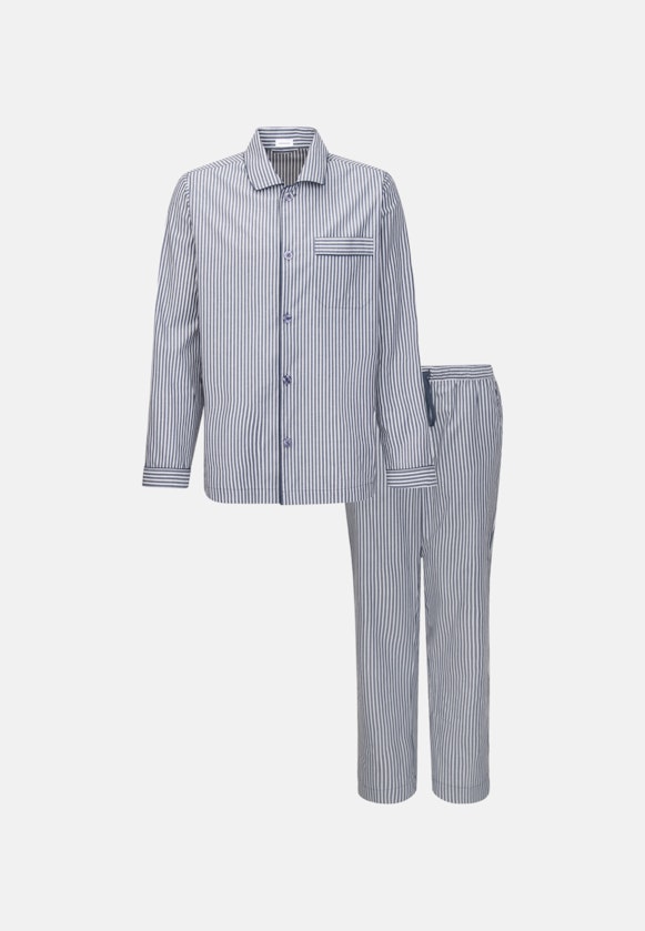 Regular Pyjama Streifen in Dunkelblau |  Seidensticker Onlineshop