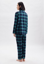 Gerader Schnitt (Normal-Fit) Pyjamas Check in Dark Blue |  Seidensticker Onlineshop