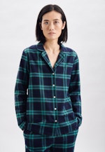 Gerader Schnitt (Normal-Fit) Pyjamas Check in Dark Blue |  Seidensticker Onlineshop
