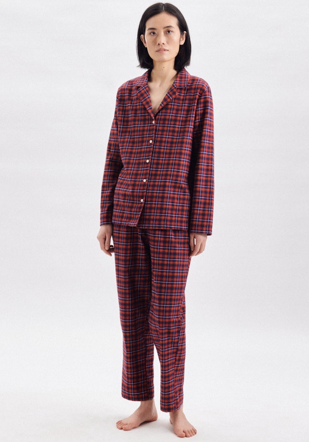 Pyjama Gerader Schnitt (Normal-Fit) in Rot |  Seidensticker Onlineshop