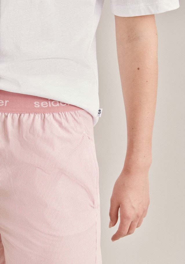Pyjama aus 100% Baumwolle in Rosa/Pink |  Seidensticker Onlineshop
