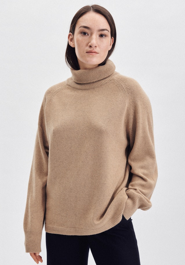Polo neck Pullover in Brown |  Seidensticker Onlineshop