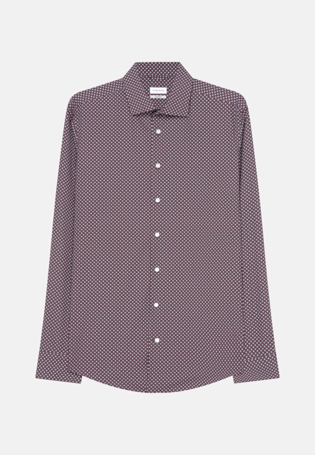 Shaped Business Hemd Print in Rot |  Seidensticker Onlineshop