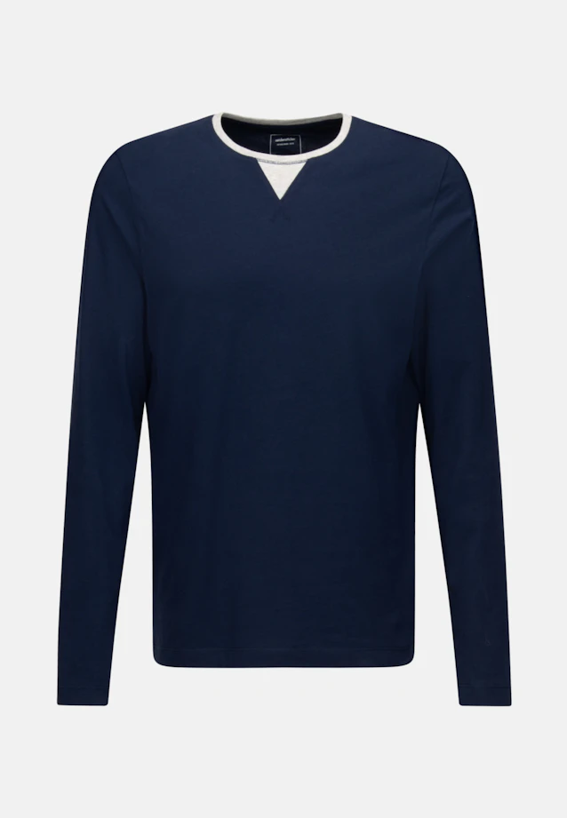 Regular Pyjama Uni in Dunkelblau |  Seidensticker Onlineshop