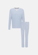 Regular Pyjama Uni in Hellblau |  Seidensticker Onlineshop