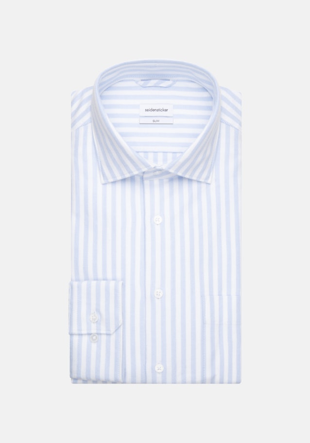 Oxfordhemd in Slim with Kentkraag in Lichtblauw |  Seidensticker Onlineshop