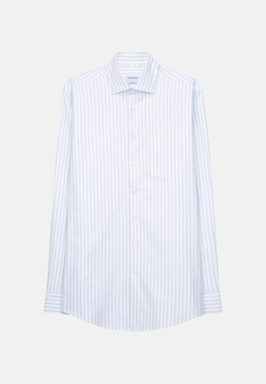 Oxfordhemd in Slim mit Kentkragen in Hellblau |  Seidensticker Onlineshop