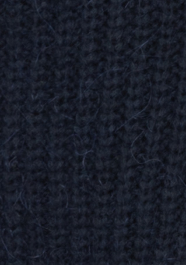 Regular Fit Cardigan en maille Uni in Bleu Foncé | Seidensticker Onlineshop