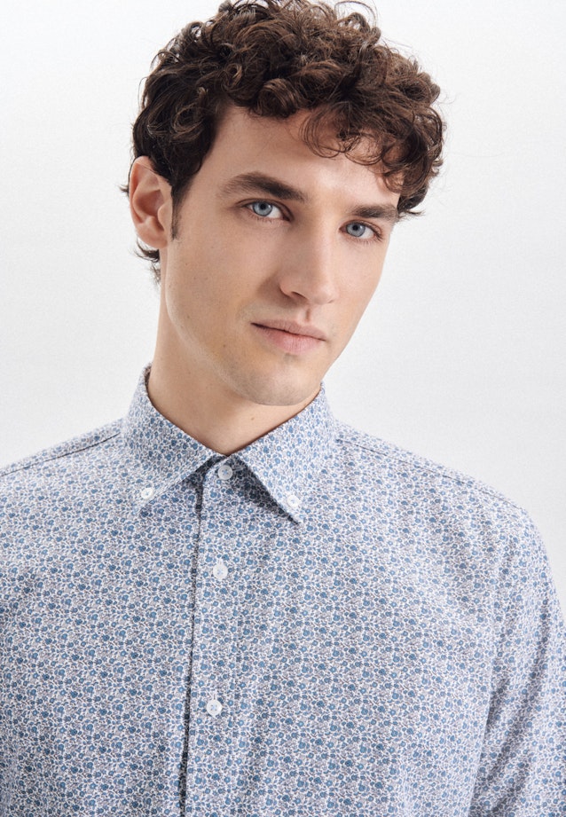 Slim Chemise d'affaires Imprimé in Bleu Clair |  Seidensticker Onlineshop