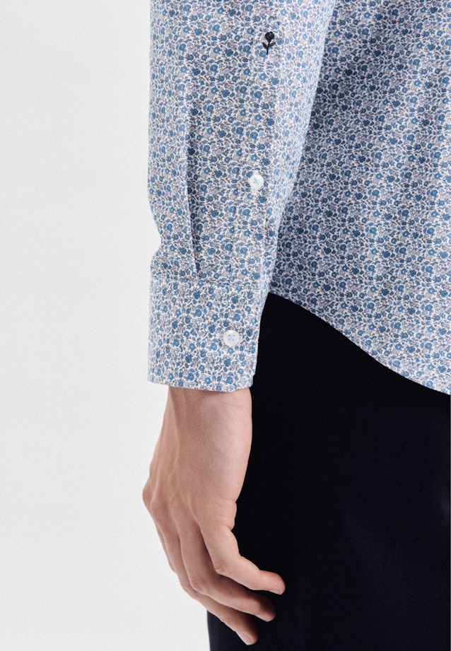 Slim Chemise d'affaires Imprimé in Bleu Clair |  Seidensticker Onlineshop