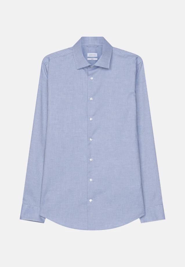 Slim Business Hemd Streifen in Hellblau |  Seidensticker Onlineshop