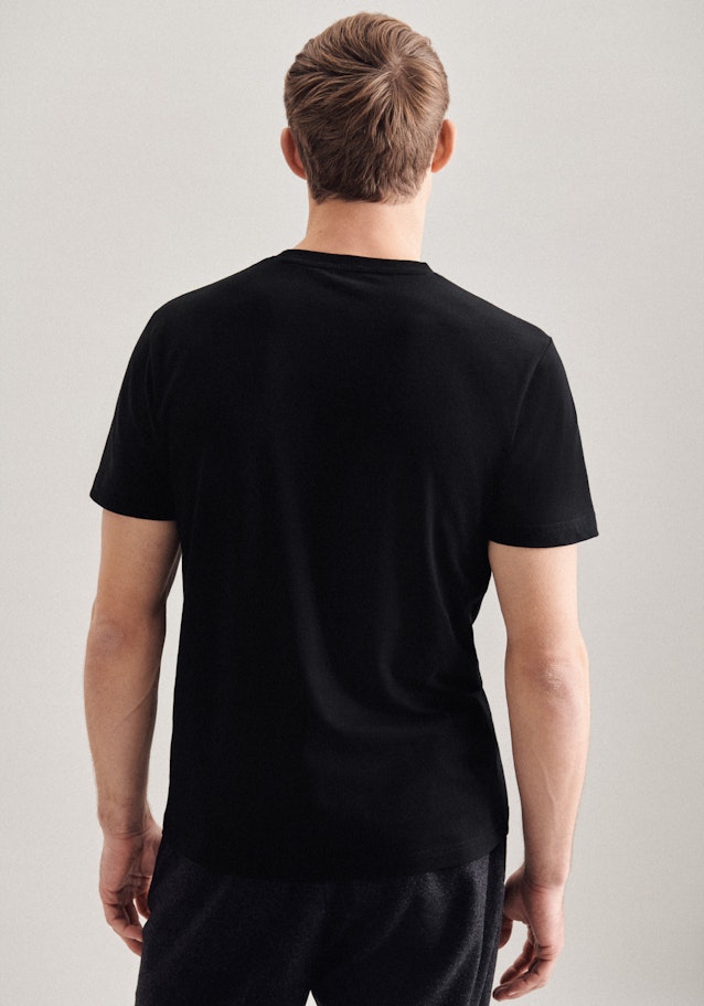 T-Shirt   Manche Courte in Noir |  Seidensticker Onlineshop