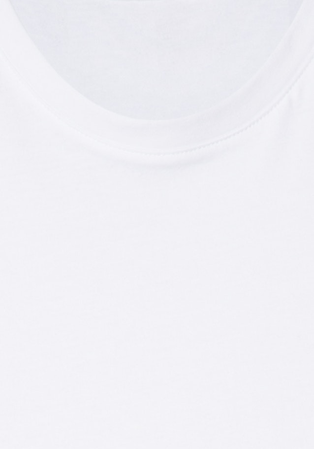 Rundhals T-Shirt in Weiß |  Seidensticker Onlineshop