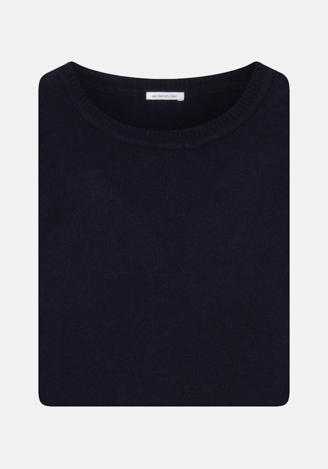 Regular Fit Pullover Uni in Dunkelblau | Seidensticker Onlineshop