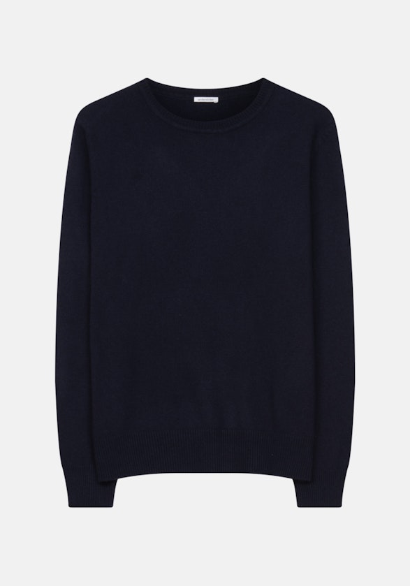 Regular Fit Pullover Uni in Dunkelblau | Seidensticker Onlineshop