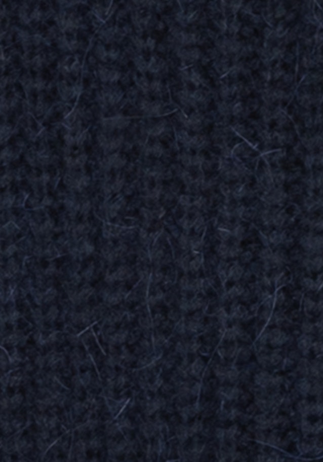 Regular Fit Pullover Uni in Bleu Foncé | Seidensticker Onlineshop
