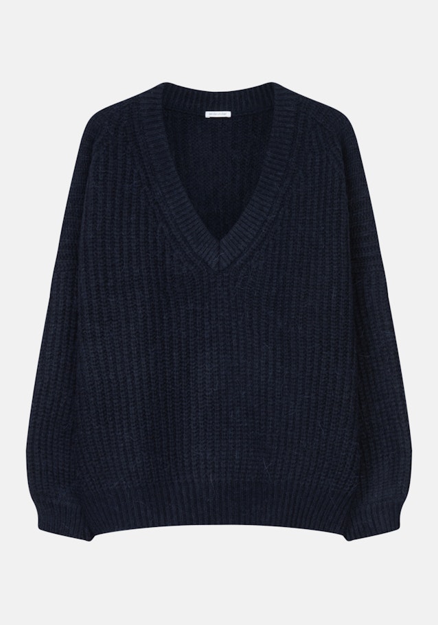 Regular Fit Pullover Uni in Bleu Foncé | Seidensticker Onlineshop