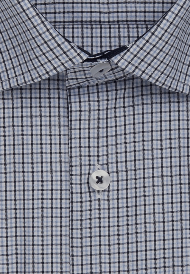 Regular Business Hemd Karo in Dunkelblau |  Seidensticker Onlineshop