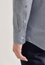 Regular Business Hemd Karo in Dunkelblau |  Seidensticker Onlineshop
