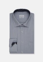 Regular Business Hemd Karo in Dunkelblau |  Seidensticker Onlineshop