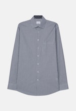 Regular Business Hemd Karo in Dunkelblau |  Seidensticker Onlineshop