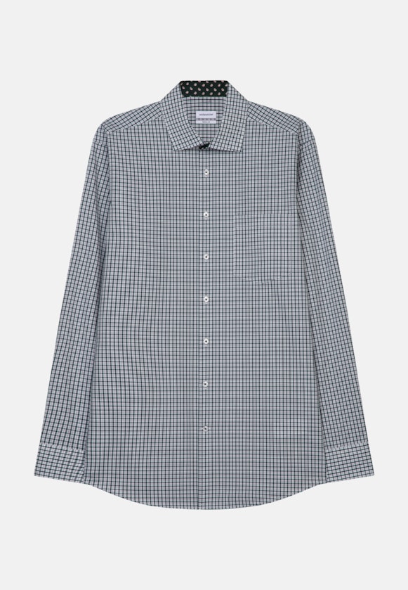 Regular Business Hemd Karo in Grün |  Seidensticker Onlineshop