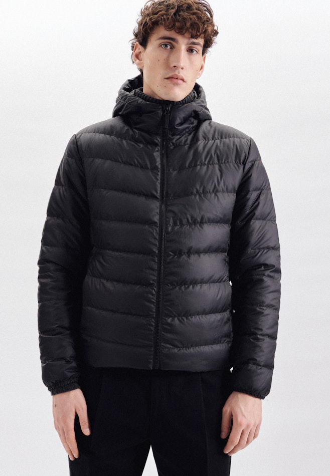 Hood Down jacket in Black | Seidensticker online shop