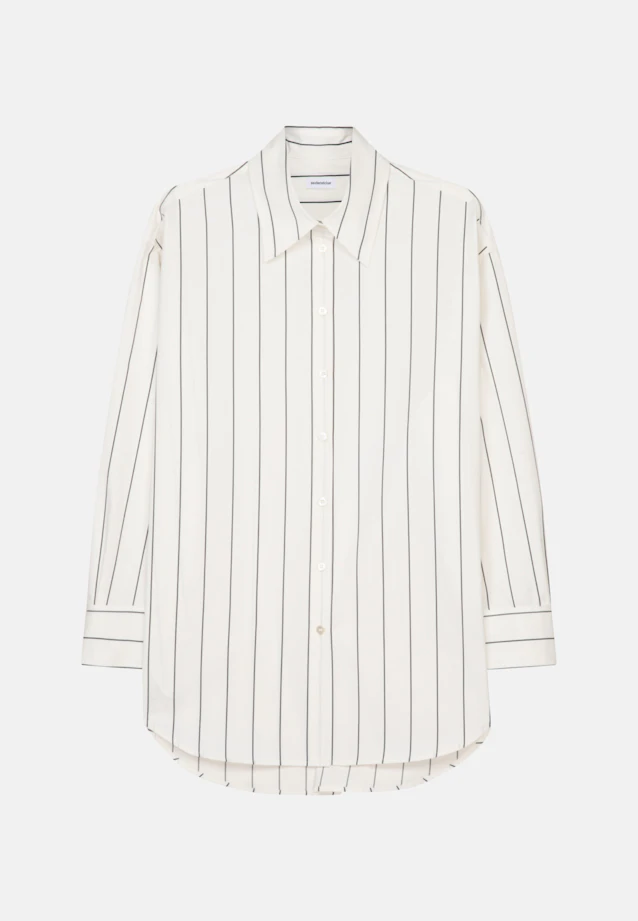 Longbluse Streifen in Ecru |  Seidensticker Onlineshop