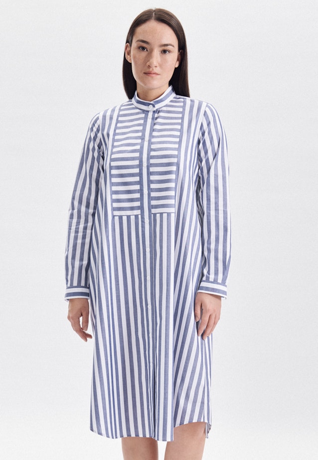 Poplin Midi Dress in Medium Blue |  Seidensticker Onlineshop