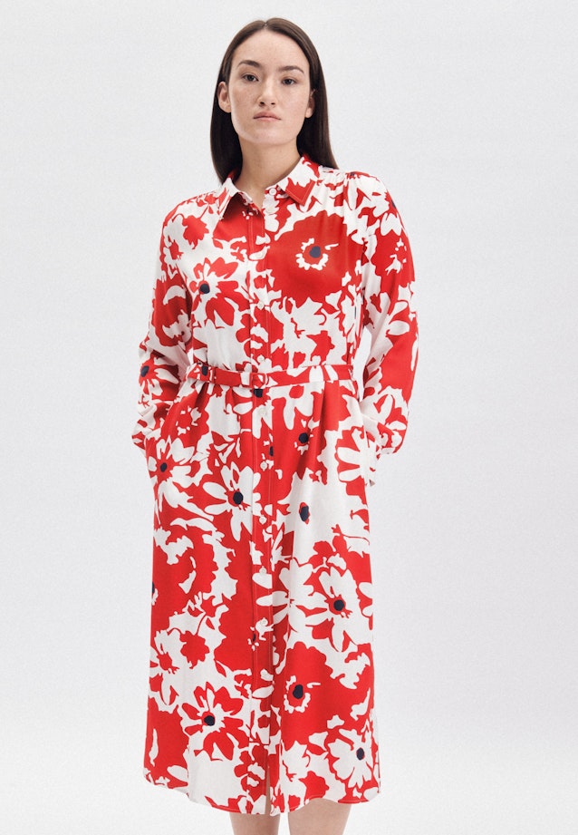 Robe Regular Manche Longue in Rouge |  Seidensticker Onlineshop