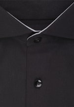 Regular Business Hemd Uni in Schwarz |  Seidensticker Onlineshop
