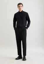 Regular Business shirt Uni in Black |  Seidensticker Onlineshop