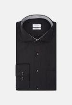 Regular Business Hemd Uni in Schwarz |  Seidensticker Onlineshop