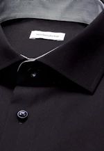 Regular Business shirt Uni in Black |  Seidensticker Onlineshop