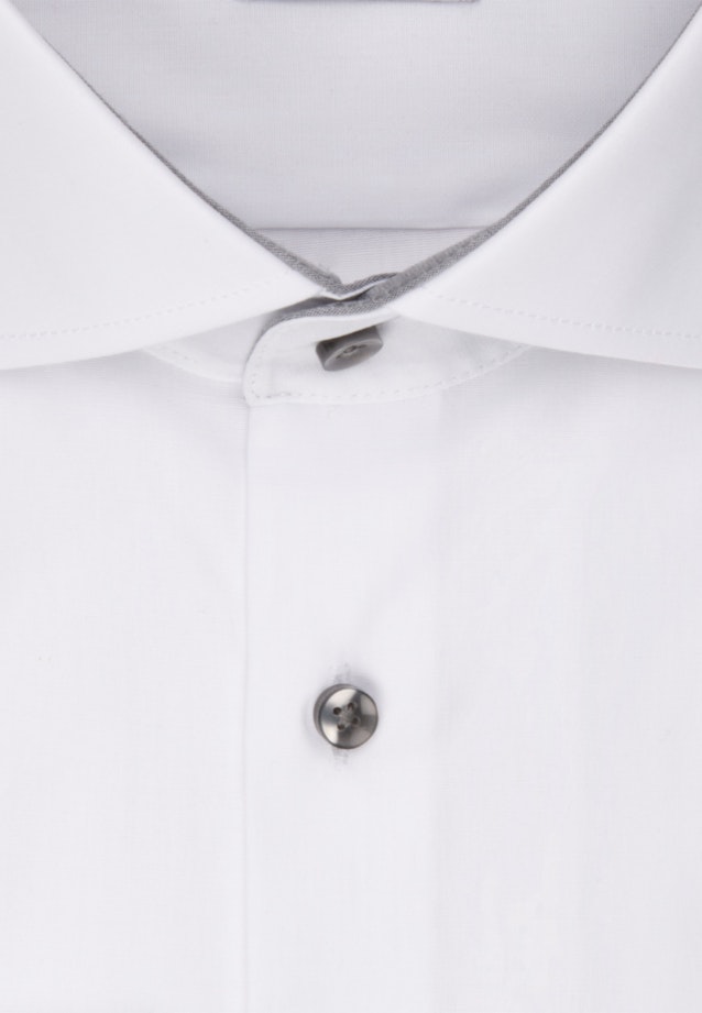 Regular Business Hemd Uni in Weiß |  Seidensticker Onlineshop